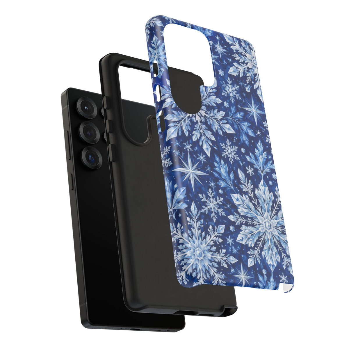Frosted Midnight Samsung Galaxy Tough Case | snowflake