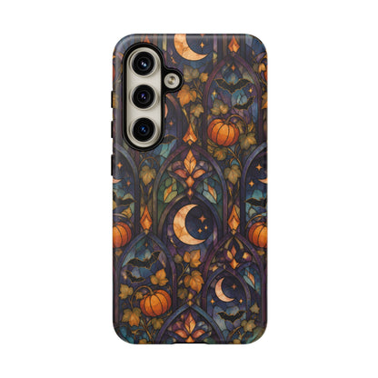 Amber Moon Window Samsung Galaxy Tough Case | celestial halloween
