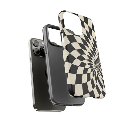 Twist Theory iPhone Tough Case | Optical Checkerboard