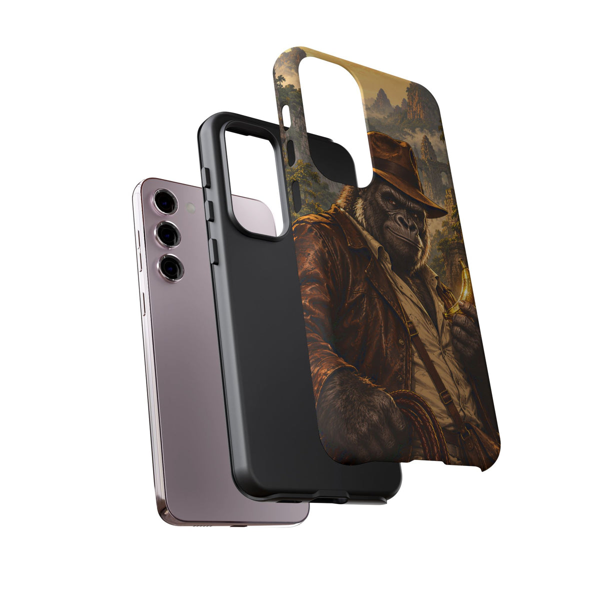 Adventure Gorilla Samsung Galaxy Tough Case | Temple of Bananas