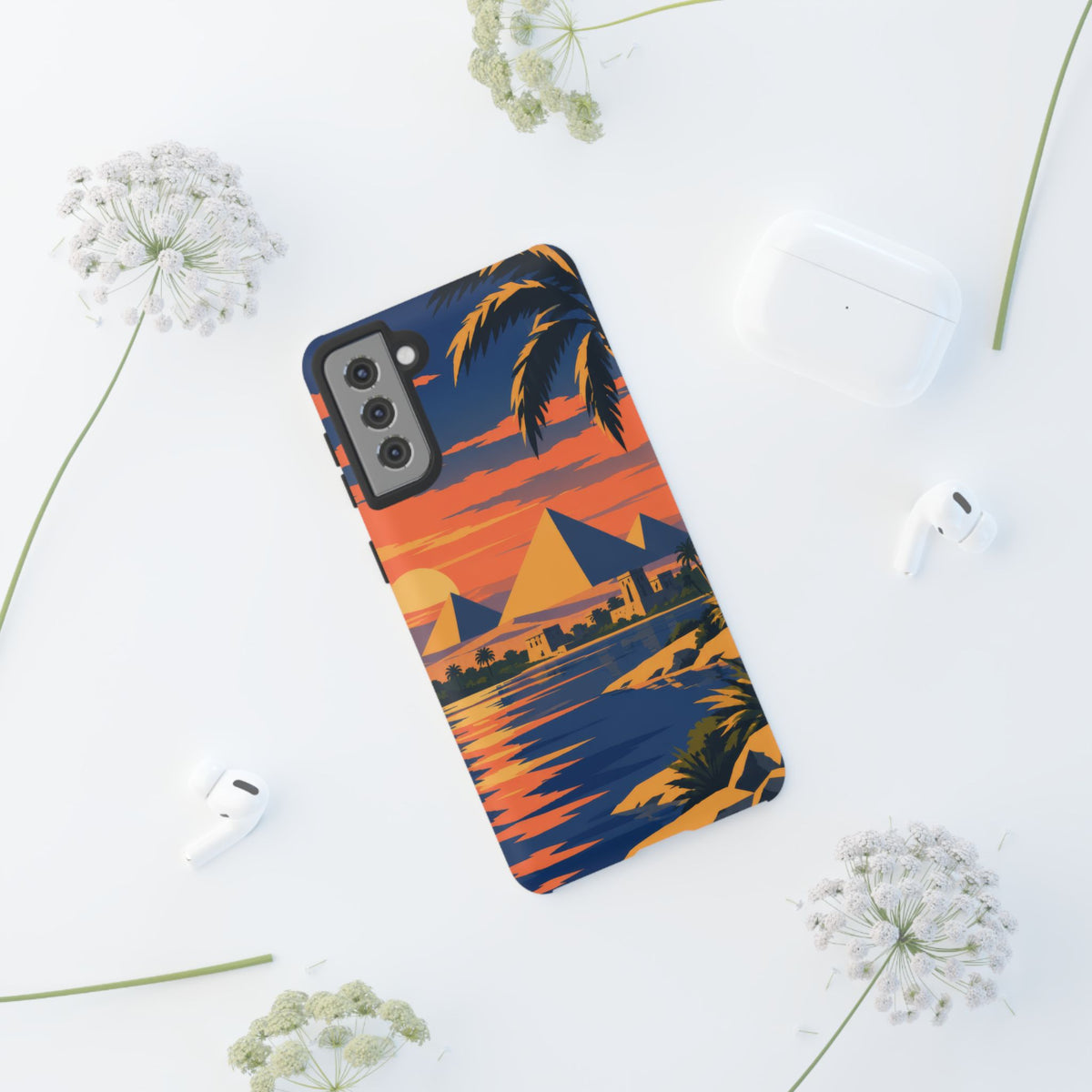 The Pyramids — Nile Dusk Samsung Galaxy Tough Case