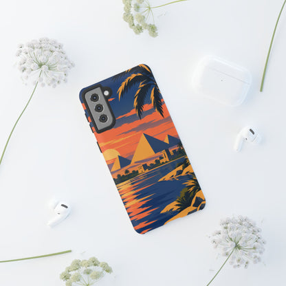 The Pyramids — Nile Dusk Samsung Galaxy Tough Case