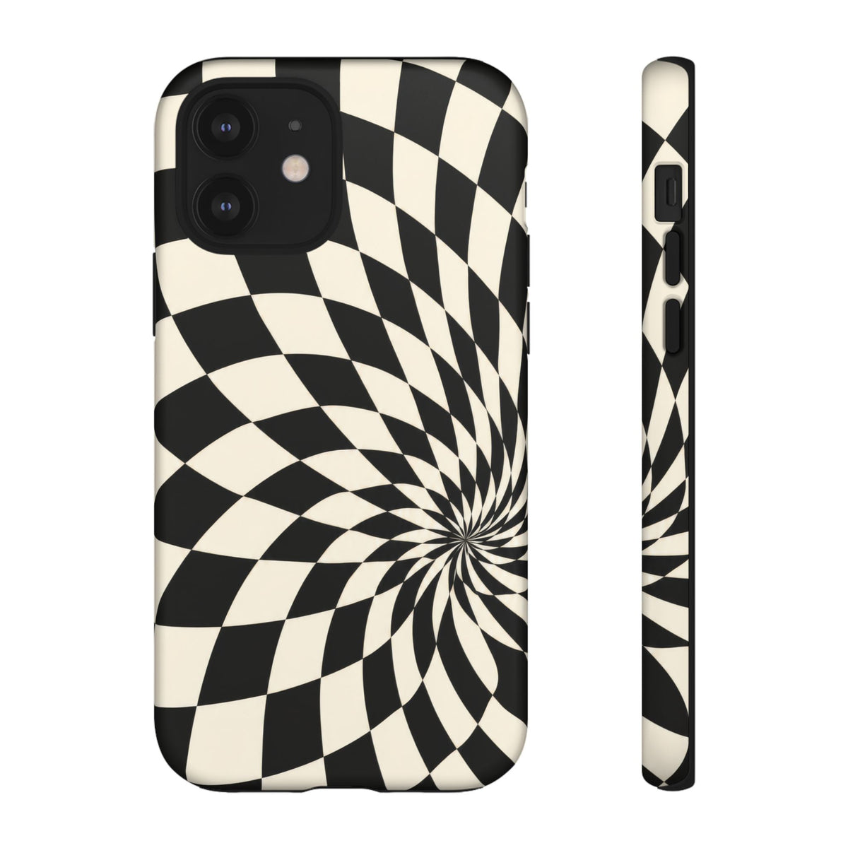 Twist Theory iPhone Tough Case | Optical Checkerboard