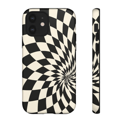 Twist Theory iPhone Tough Case | Optical Checkerboard