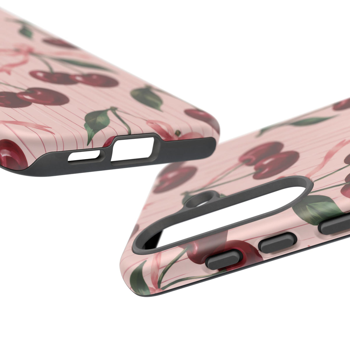 Cherry Ribbon Samsung Galaxy Tough Case | cherry print