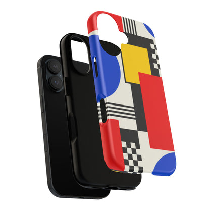 Primary Frequency iPhone Tough Case | Primary Color Geometry