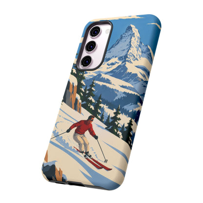 Swiss Skiing — Downhill Arc Samsung Galaxy Tough Case