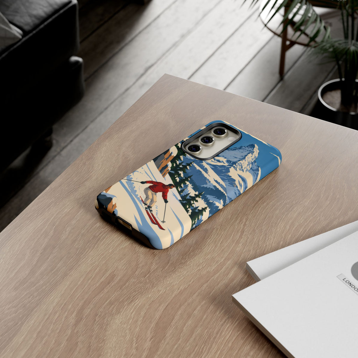 Swiss Skiing — Downhill Arc Samsung Galaxy Tough Case