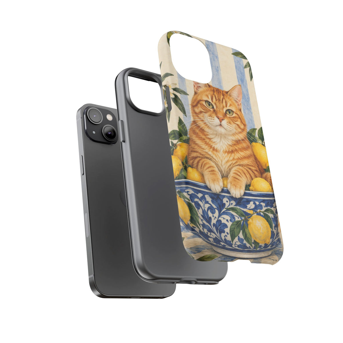 Citrus Inspector iPhone Tough Case | ginger cat