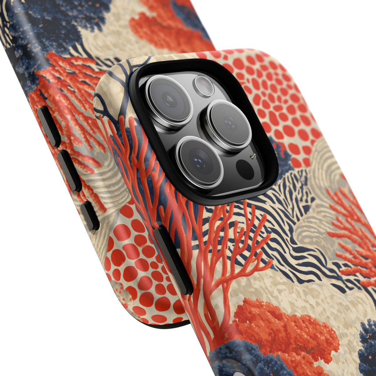 Coral Current iPhone Tough Phone Case