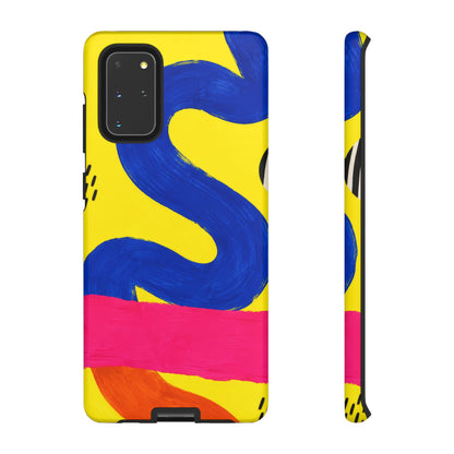 Offbeat Samsung Galaxy Tough Case | Abstract Color Block Art