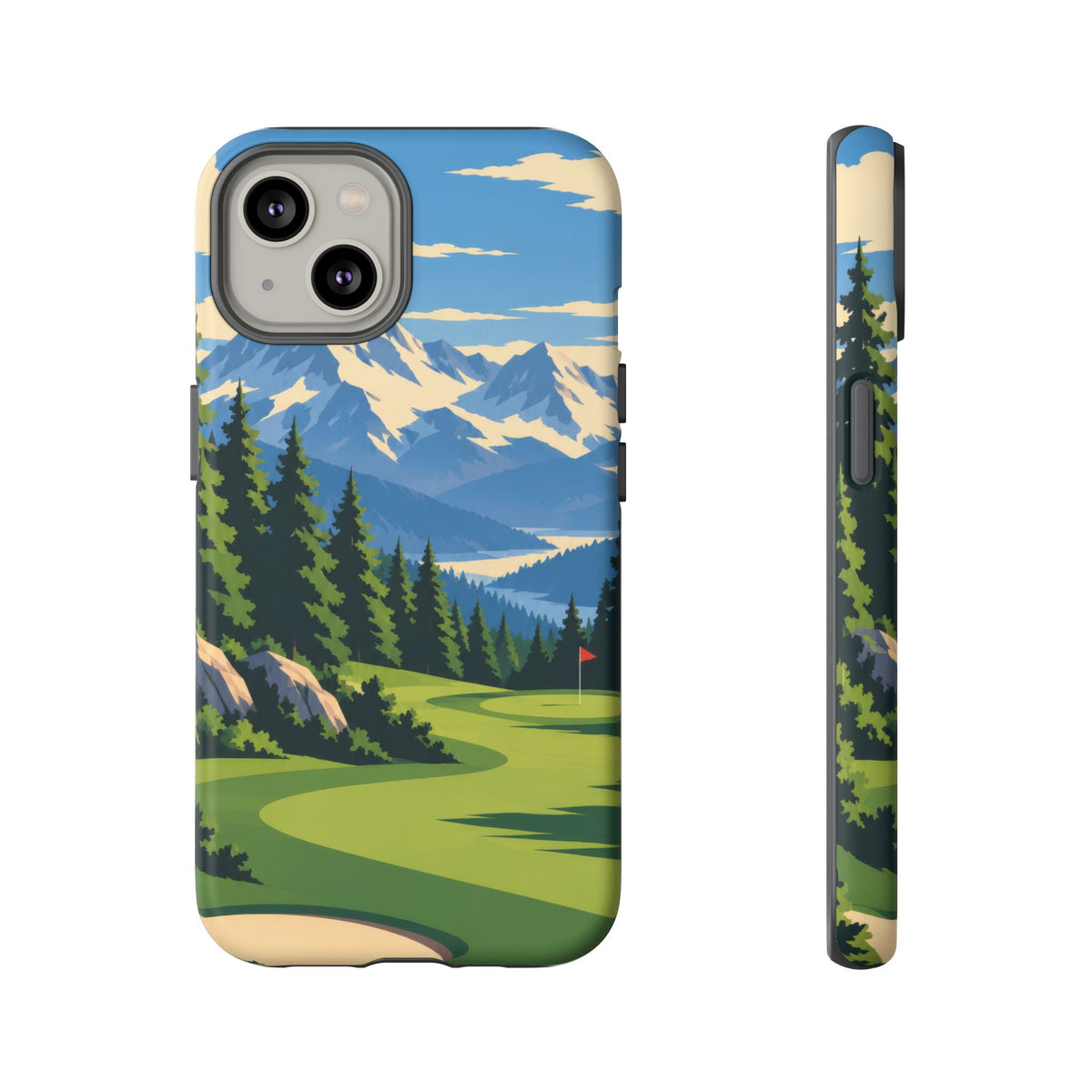 Mountain Golf — Alpine Fairway iPhone Tough Case