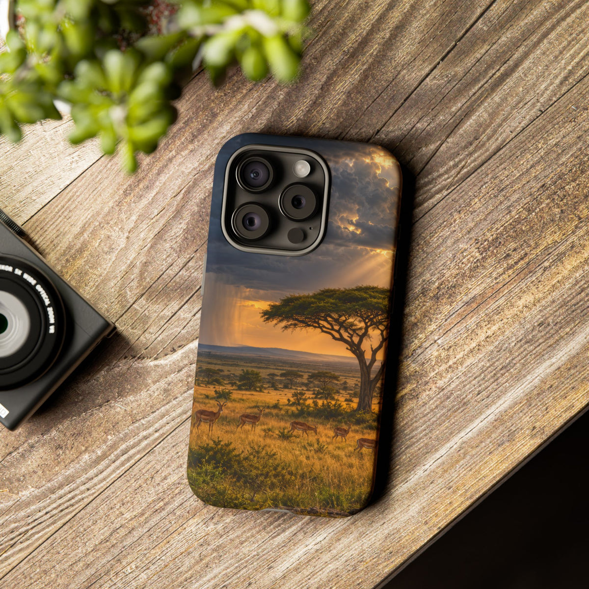 Stormlight on the Mara iPhone Tough Case | african storm