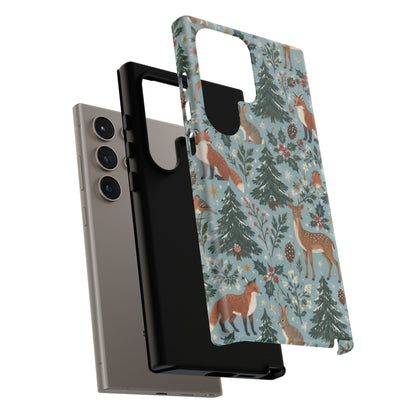 Winter Woodland Gathering Samsung Galaxy Tough Case | woodland christmas
