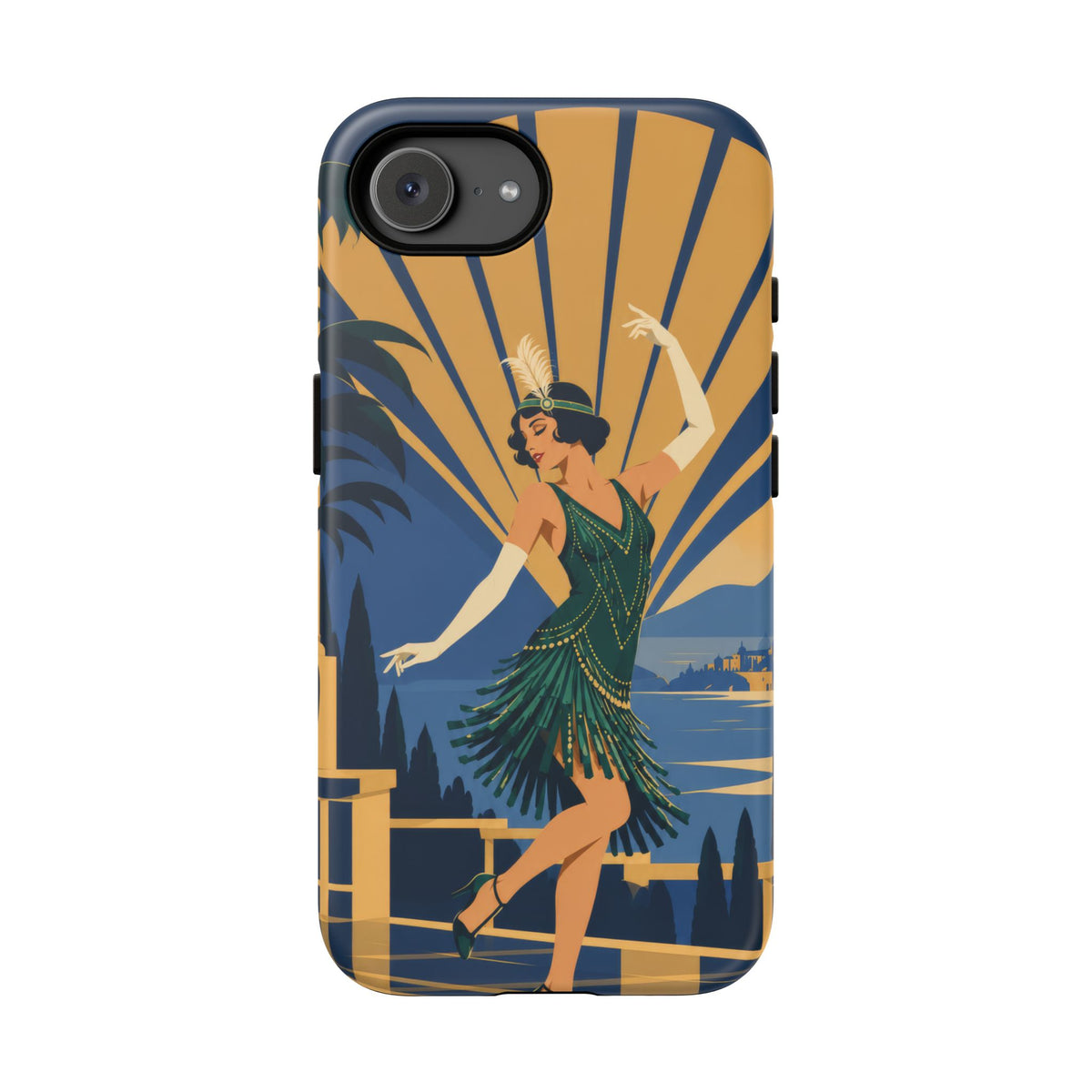 1920s Flapper — Jazz After Dark iPhone Tough Case