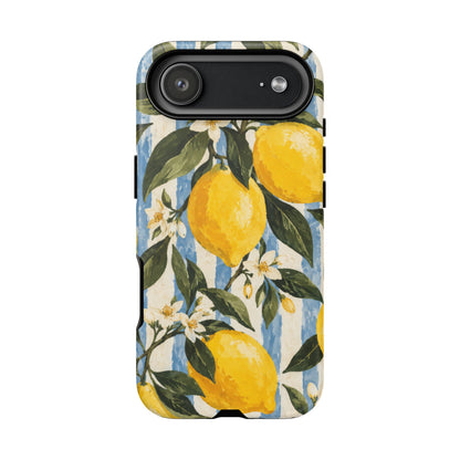 Riviera Lemons iPhone Tough Case | lemon print