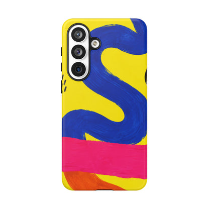 Offbeat Samsung Galaxy Tough Case | Abstract Color Block Art