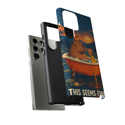 Minor Inconvenience Samsung Galaxy Tough Case | funny capybara