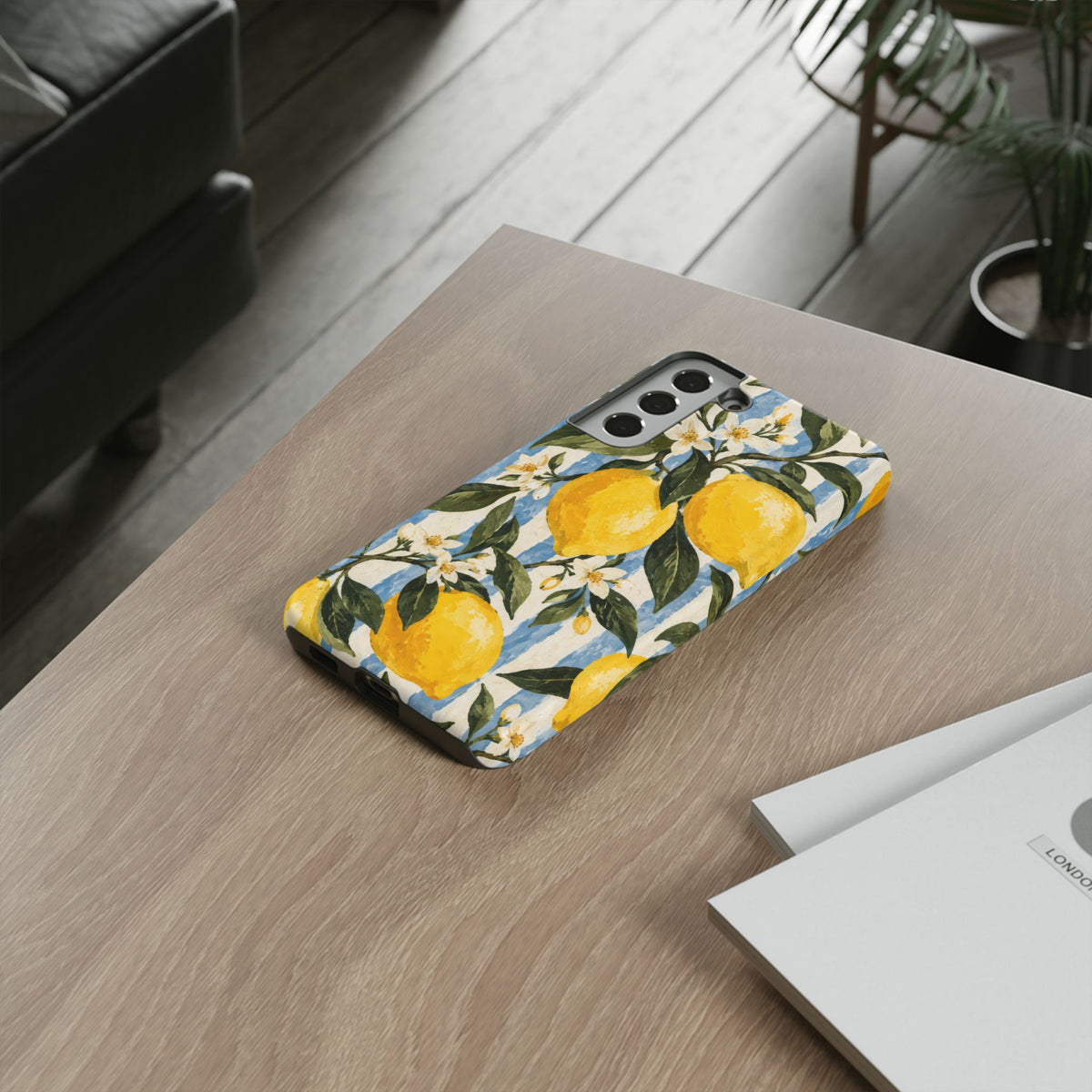 Riviera Lemons Samsung Galaxy Tough Case | lemon print