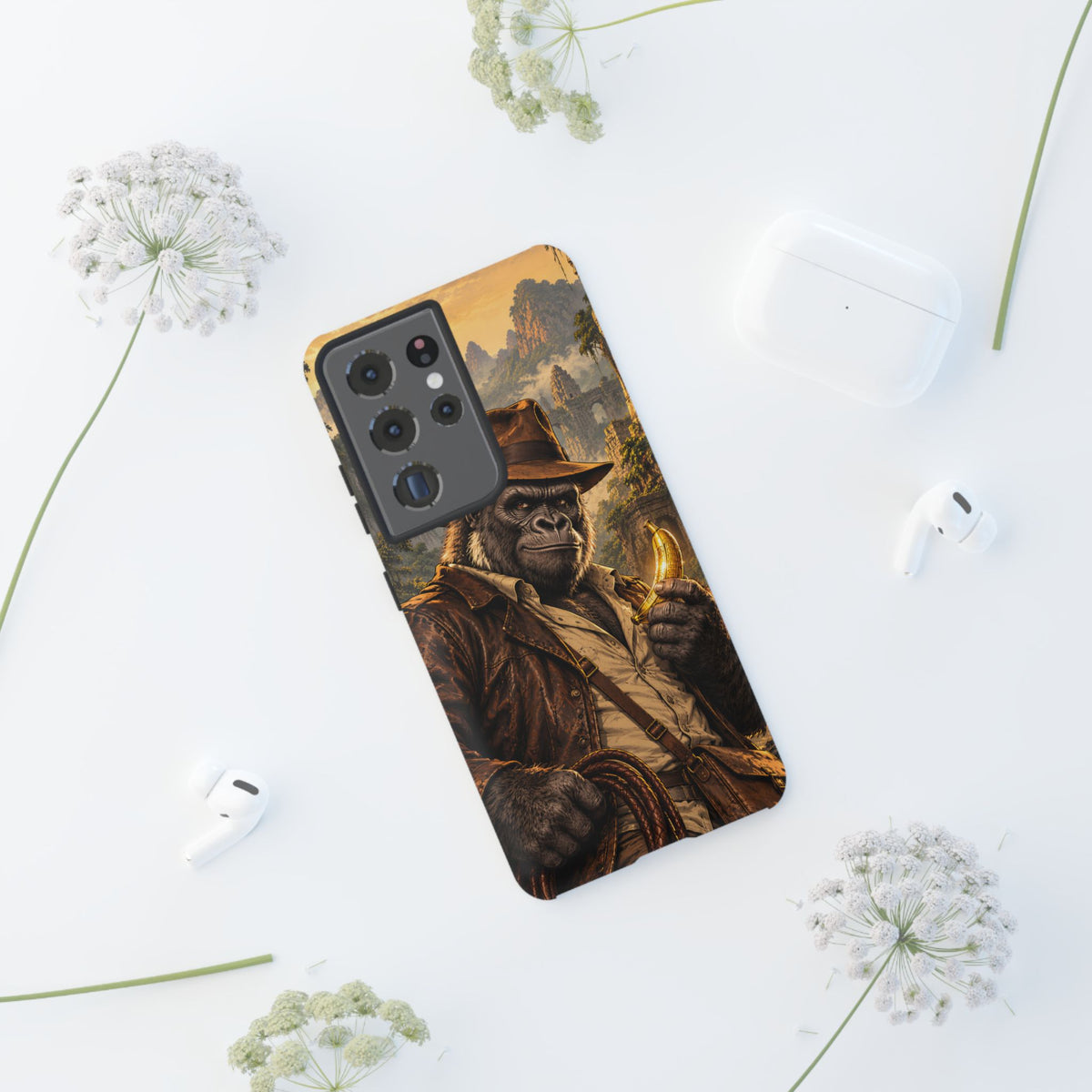 Adventure Gorilla Samsung Galaxy Tough Case | Temple of Bananas