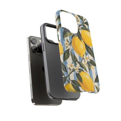 Riviera Lemons iPhone Tough Case | lemon print