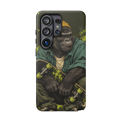 Concrete Jungle Samsung Galaxy Tough Case | Skater Gorilla Illustration