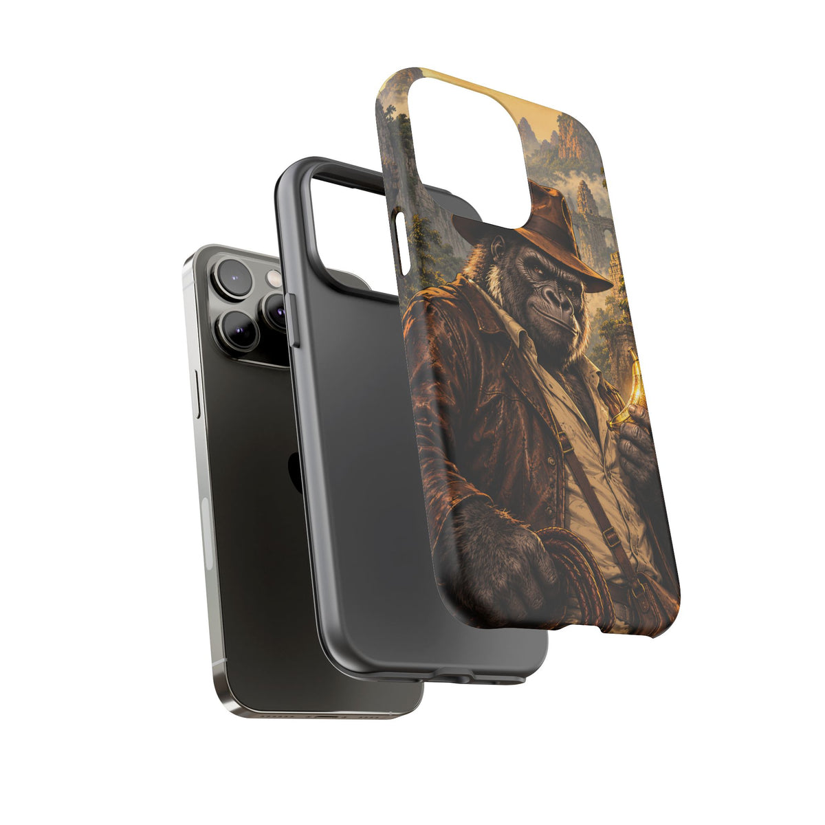 Adventure Gorilla iPhone Tough Case | Temple of Bananas