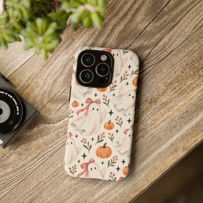 Blush Boo Social iPhone Tough Case | cute ghost
