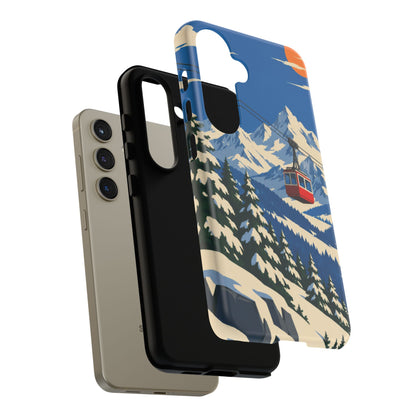Swiss Skiing — Lift to the Sky Samsung Galaxy Tough Case