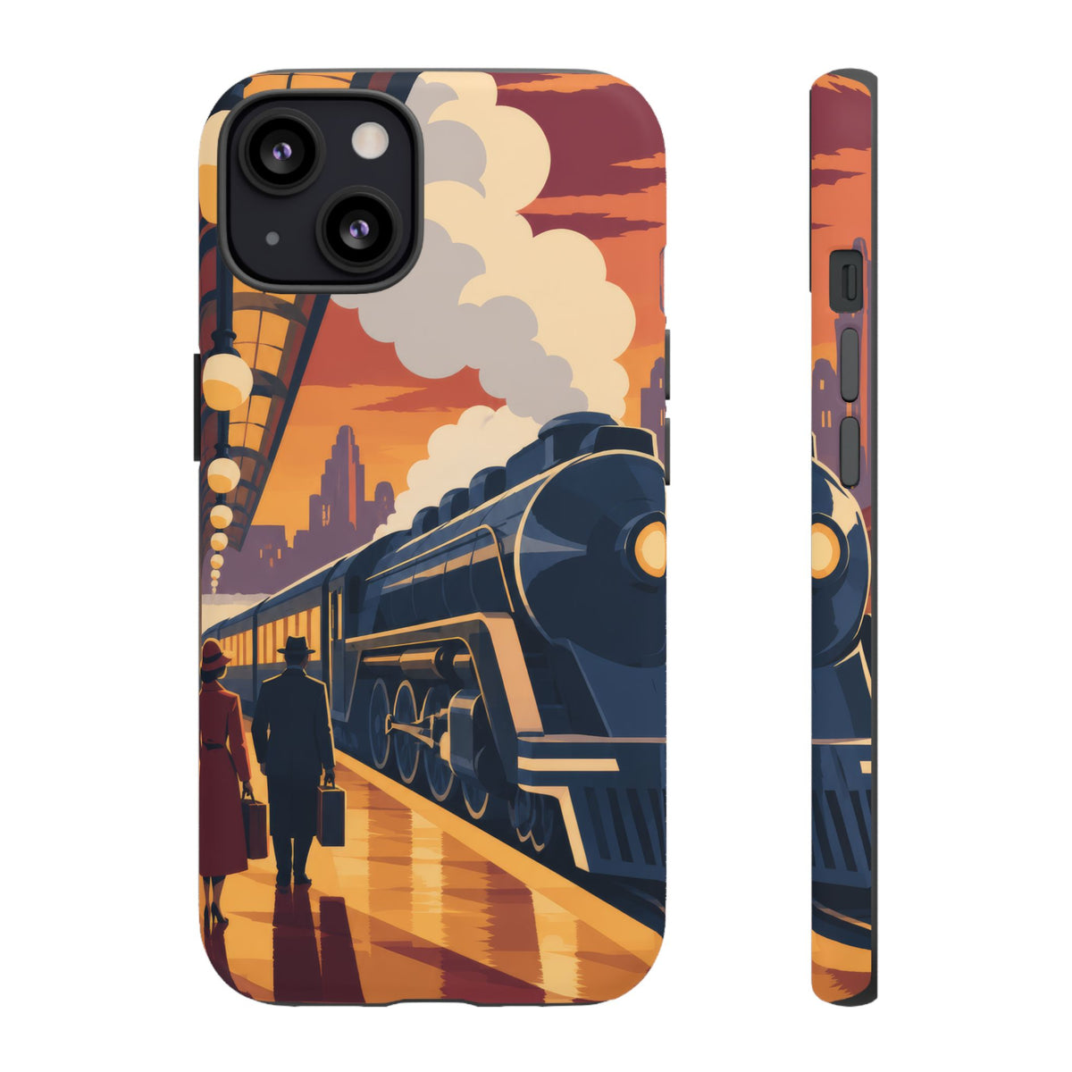 Travel by Train — Night Departure iPhone Tough Case | train travel