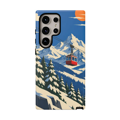 Swiss Skiing — Lift to the Sky Samsung Galaxy Tough Case