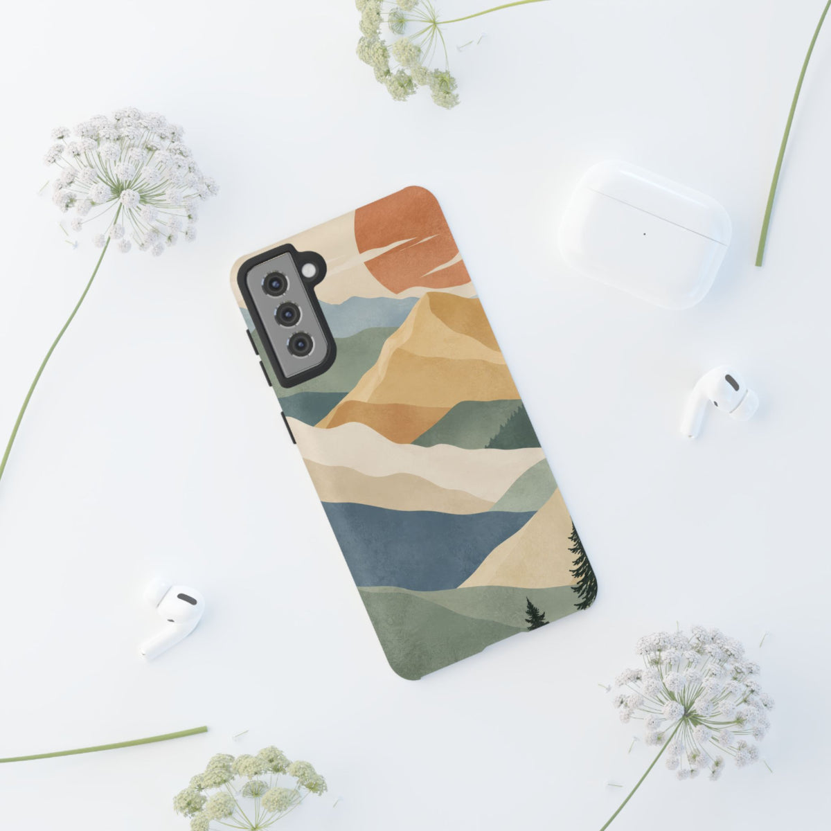 Sage Summit Samsung Galaxy Tough Case | abstract mountains