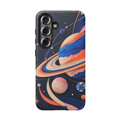 Cosmic Cut Paper Samsung Galaxy Tough Case | modern space
