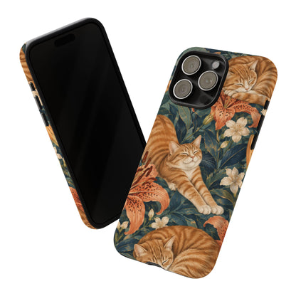 Tiger Lily Tabby iPhone Tough Case | tabby cats
