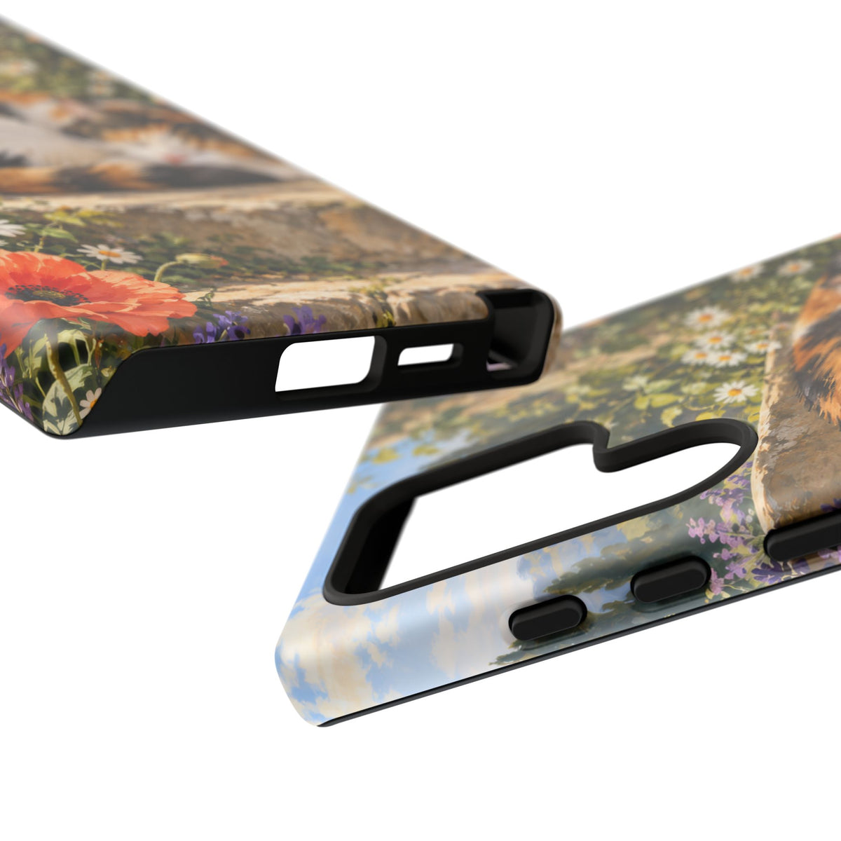 Garden Nap Samsung Galaxy Tough Case | calico cat