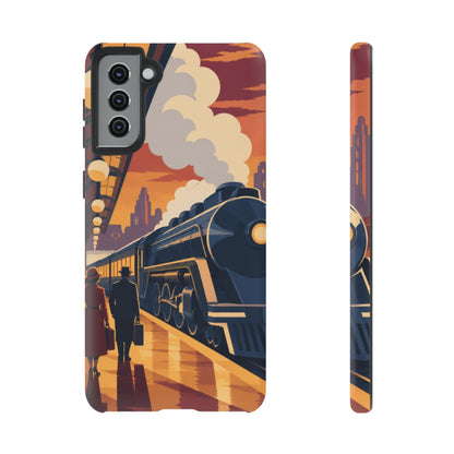 Travel by Train — Night Departure Samsung Galaxy Tough Case | train travel