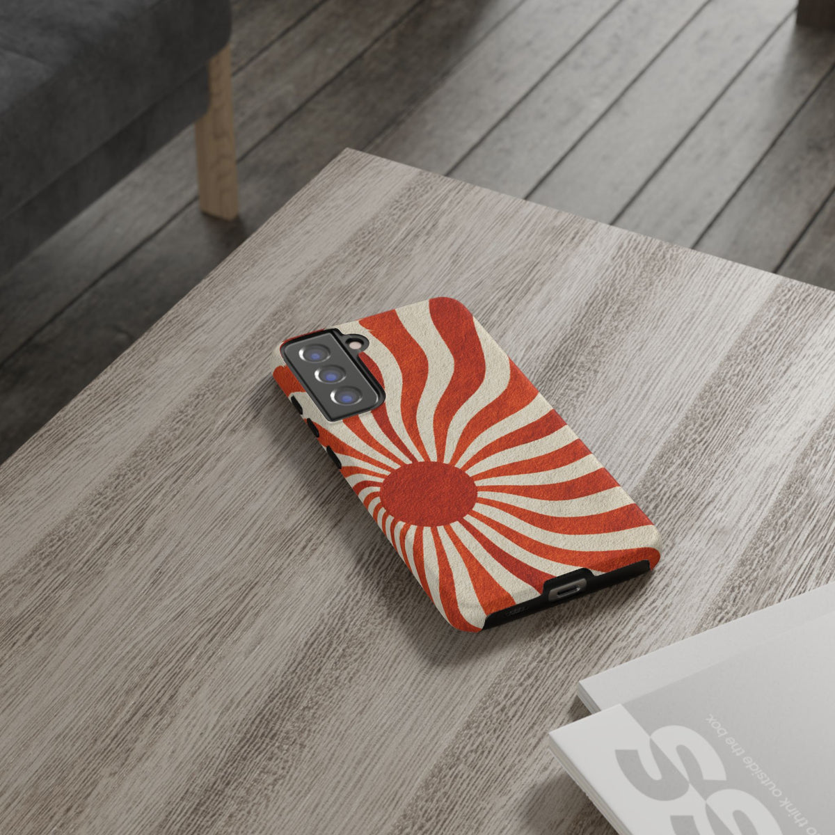 Terracotta Sunburst Samsung Galaxy Tough Phone Case