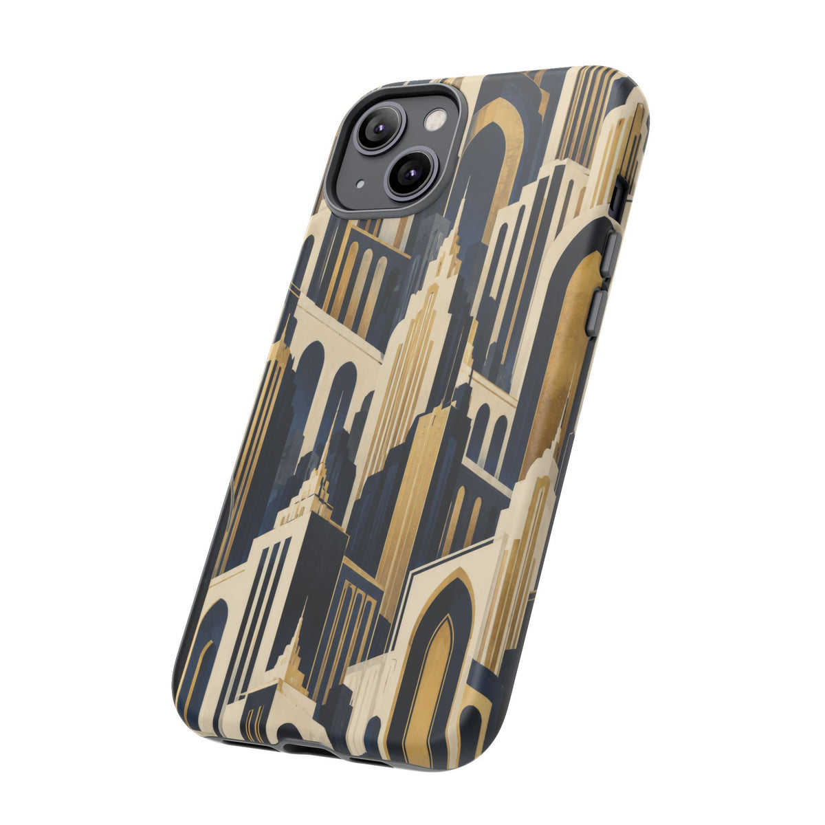 Midnight Metropolis iPhone Tough Case | art deco
