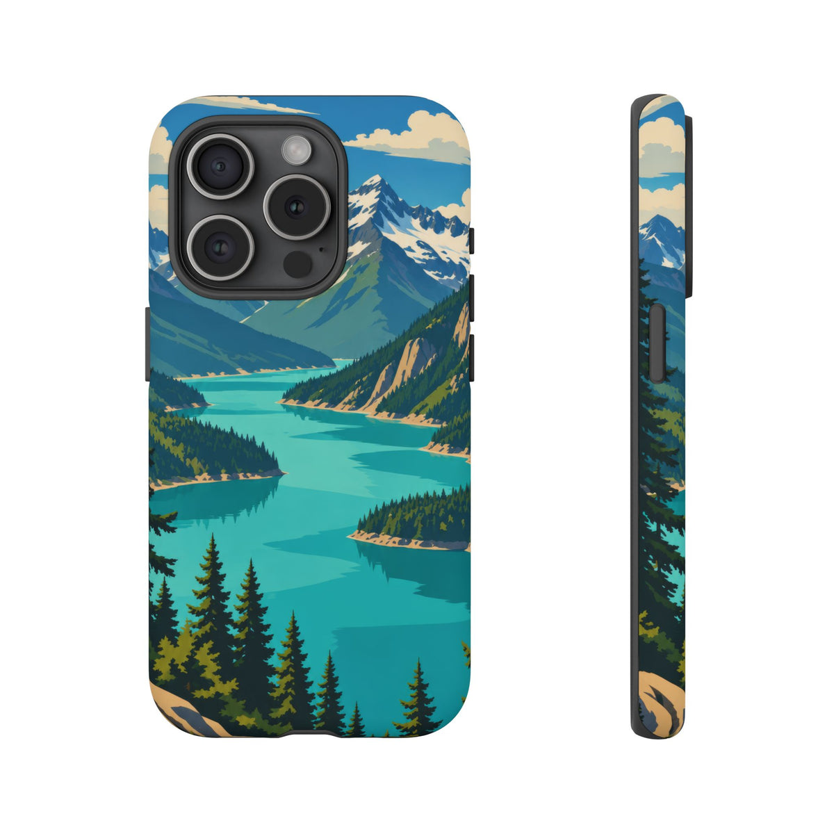 Cascades — Diablo Blue iPhone Tough Case