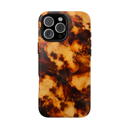 Amber Marble iPhone Tough Case | Amber Mosaic