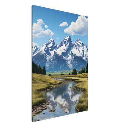 Canvas Wall Art - Grand Teton Meadows