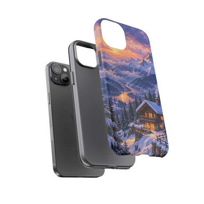 Alpine Hearth iPhone Tough Case | winter cabin