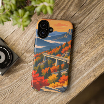 Blue Ridge Parkway — Viaduct Morning iPhone Tough Case