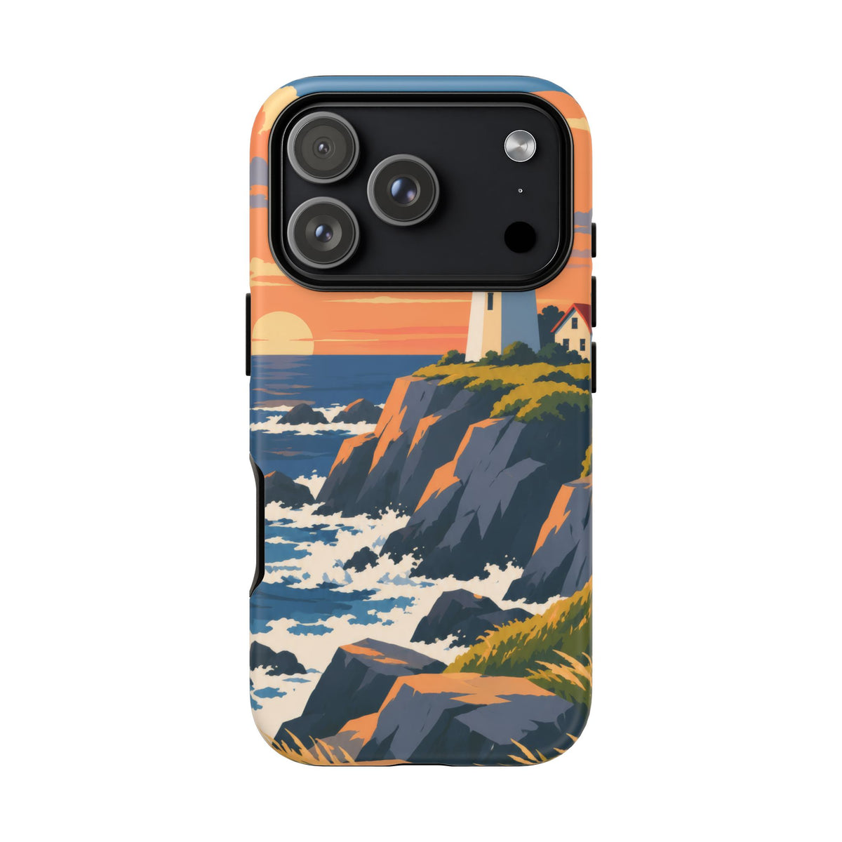 Lighthouse — Atlantic Beacon iPhone Tough Case