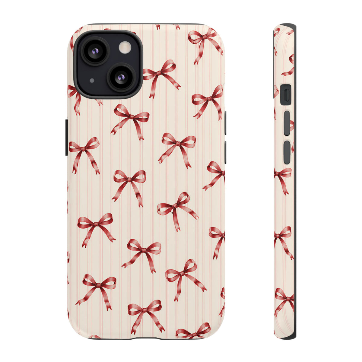 Red Bow iPhone Tough Case | Ribbon Waltz