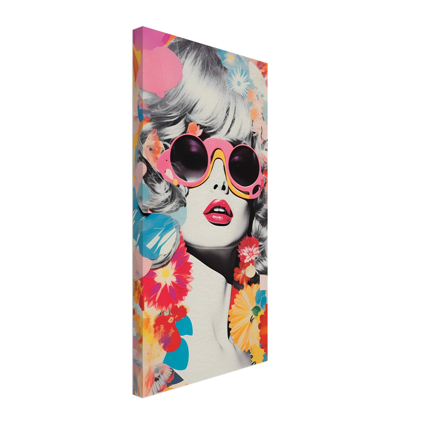 Canvas Wall Art - Pop Blossom Beauty