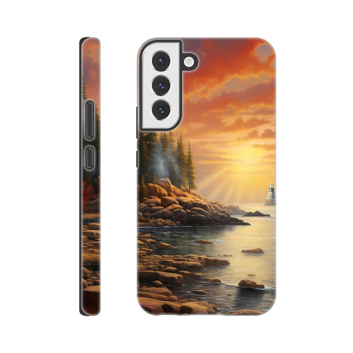 Samsung Case - Acadia Lighthouse Luminance