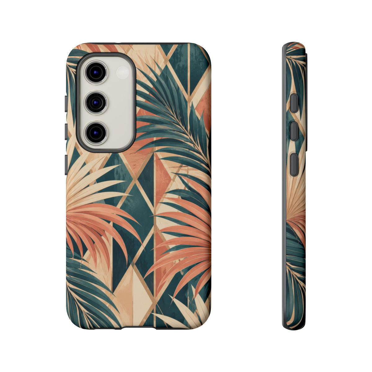 Coral Palm Pavilion Samsung Galaxy Tough Case | art deco