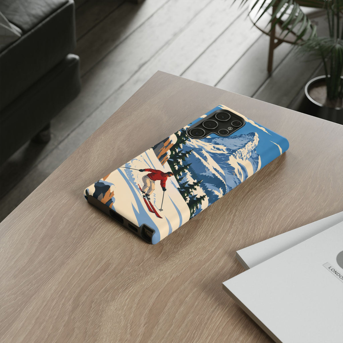 Swiss Skiing — Downhill Arc Samsung Galaxy Tough Case