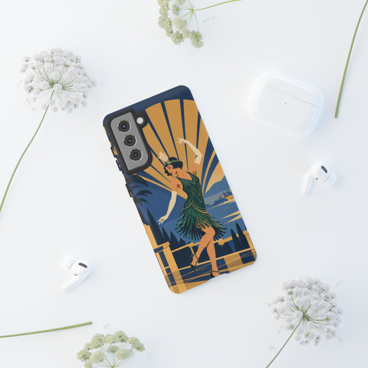 1920s Flapper — Jazz After Dark Samsung Galaxy Tough Case